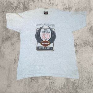 Harley Davidson 1993 90 year anniversary t shirt sz large